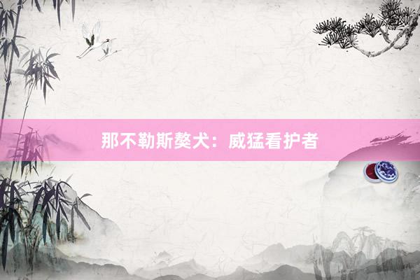 那不勒斯獒犬：威猛看护者
